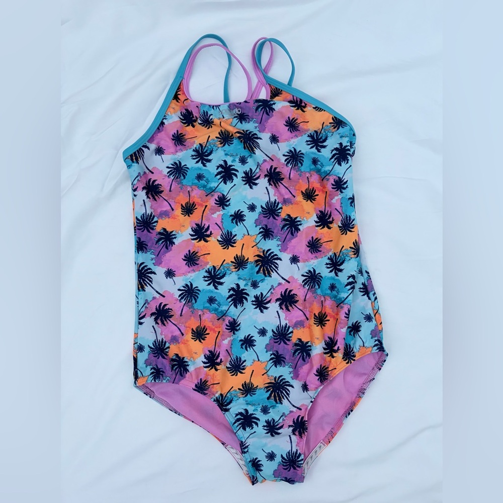 Speedo Girls One-Piece Swimsuit - Blue, Pink, Orange, Black